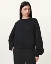 Allsaints Dani Haven Embroidered Sweatshirt In Black