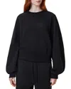 Allsaints Dani Haven Embroidered Sweatshirt In Black