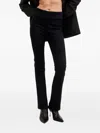 Allsaints Dani Pull-on Flared Trousers In Black