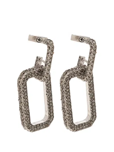 Allsaints Dara Earrings In Metallic