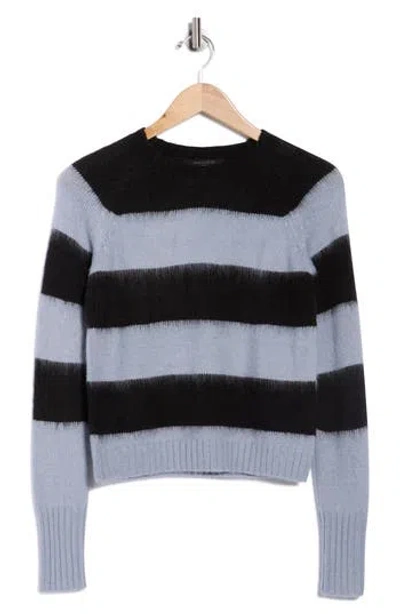 Allsaints Darla Stripe Sweater In Gray