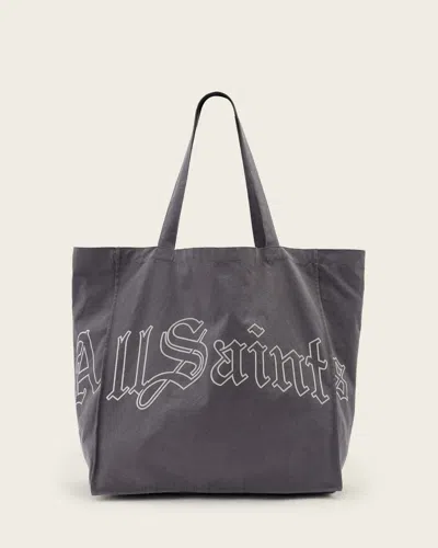 Allsaints Decent Large Tote Bag In Black