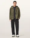 Allsaints Decoy Straight Leg Cargo Trousers In Green
