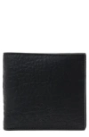 Allsaints Elkka Haven Leather Bifold Wallet In Black