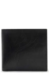 Allsaints Delph Orlando Leather Wallet In Black