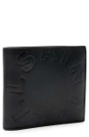Allsaints Delph Tierra Leather Wallet In Black