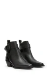 Allsaints Demi Cutout Bootie In Black