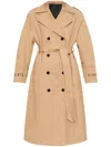 Allsaints Demmi Trench Coat In Neutrals