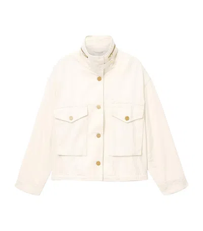 Allsaints Denim Clay Jacket In White