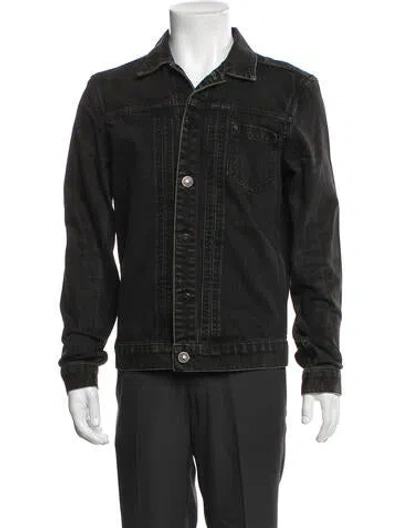 Pre-owned Allsaints Denim Jacket In Black