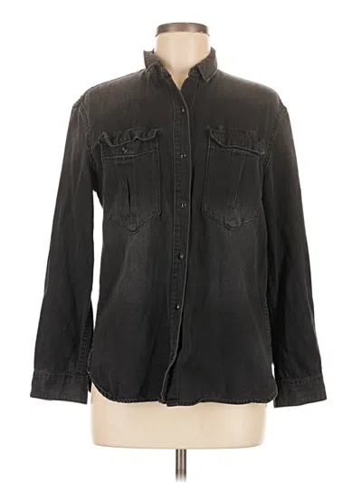 Pre-owned Allsaints Denim Jacket In Black
