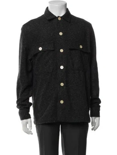 Pre-owned Allsaints Denim Jacket In Black