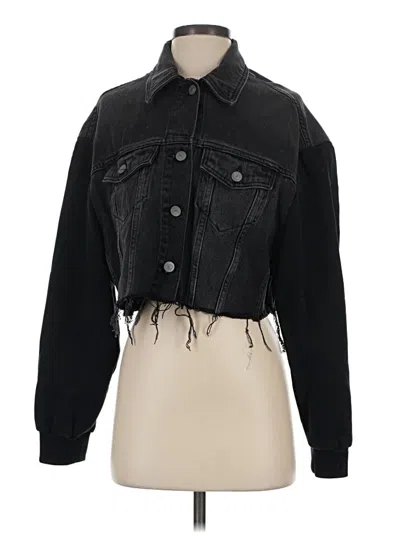 Pre-owned Allsaints Denim Jacket In Black