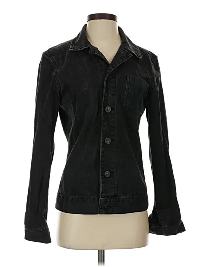 Pre-owned Allsaints Denim Jacket In Black