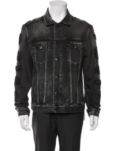 Pre-owned Allsaints Denim Jacket In Blue