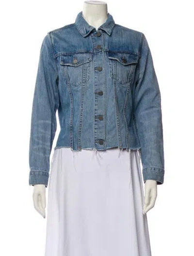 Pre-owned Allsaints Denim Jacket In Blue