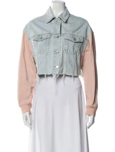 Pre-owned Allsaints Denim Jacket In Blue