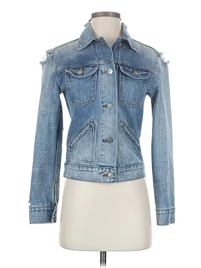 Pre-owned Allsaints Denim Jacket In Blue
