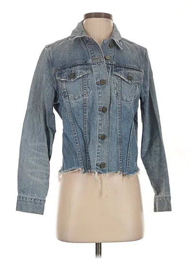 Pre-owned Allsaints Denim Jacket In Blue