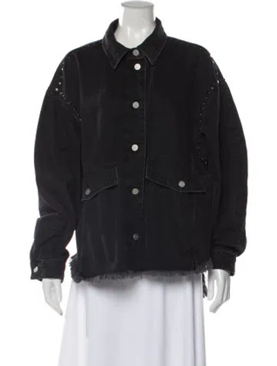 Pre-owned Allsaints Denim Jacket In Blue