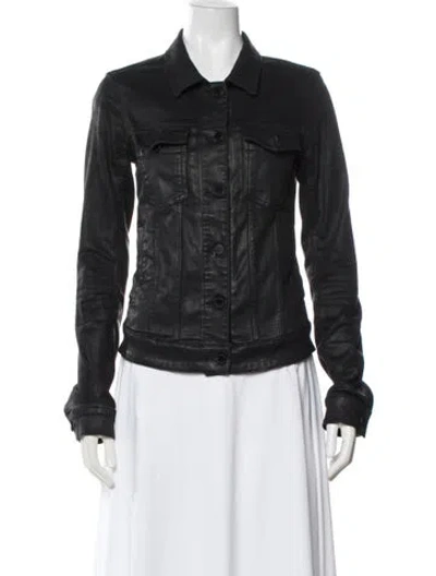 Pre-owned Allsaints Denim Jacket In Blue