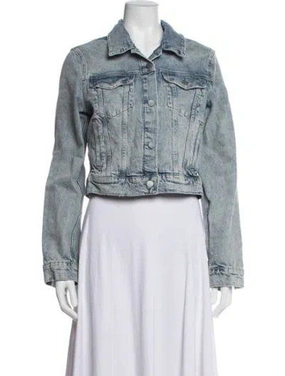 Pre-owned Allsaints Denim Jacket In Blue
