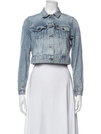 Pre-owned Allsaints Denim Jacket In Blue