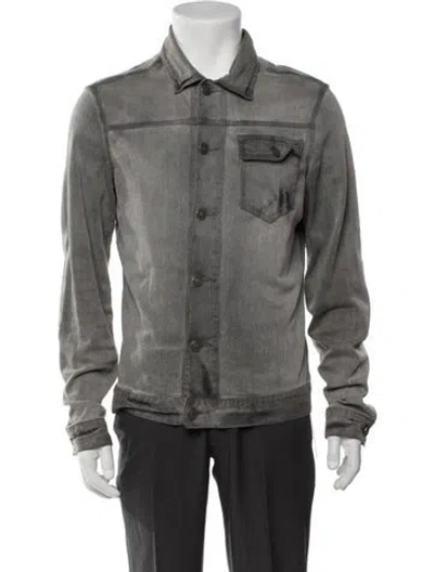 Pre-owned Allsaints Denim Jacket In Multicolor