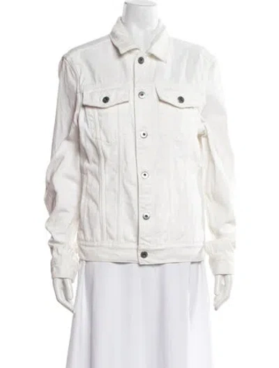 Pre-owned Allsaints Denim Jacket In Neutrals