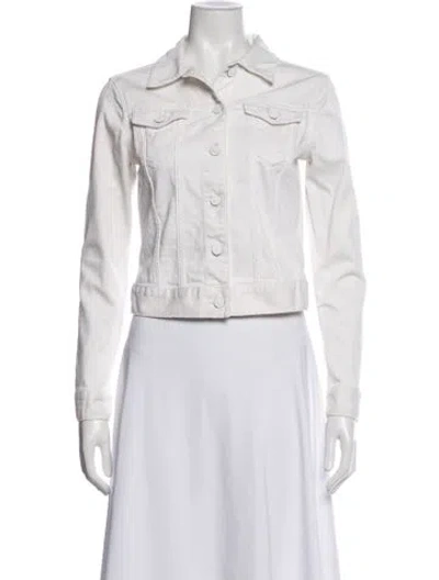 Pre-owned Allsaints Denim Jacket In Neutrals