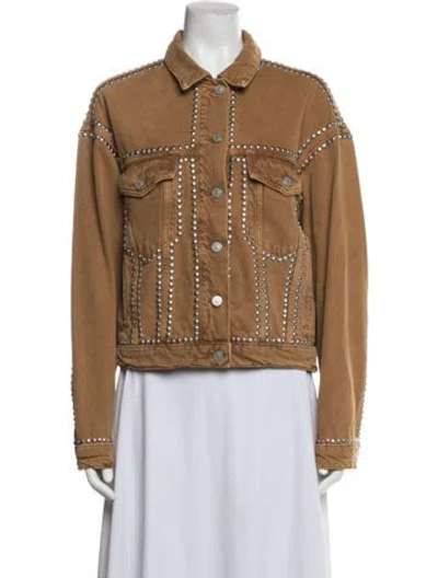 Pre-owned Allsaints Denim Jacket W/ Tags In Multi