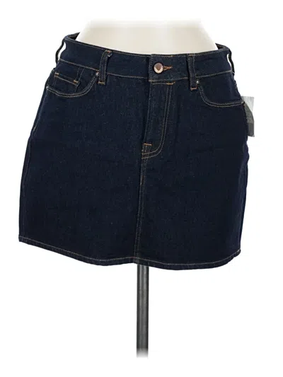 Pre-owned Allsaints Denim Skirt In Blue