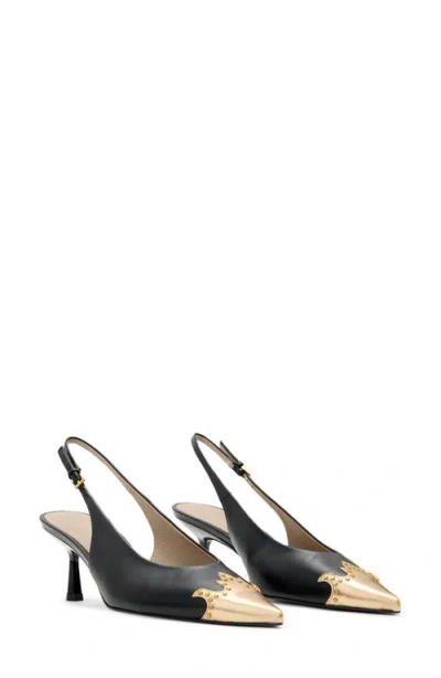 Allsaints Denver Pointed Toe Slingback Pump