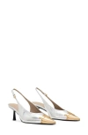 Allsaints Denver Pointed Toe Slingback Pump In Multi
