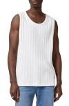 Allsaints Relaxed Fit Denver Tee In Chalk White