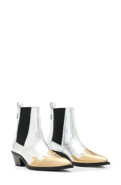 Allsaints Denver Studded Western Chelsea Boot