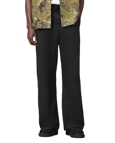 Allsaints Depot Loose Fit Trousers In Black