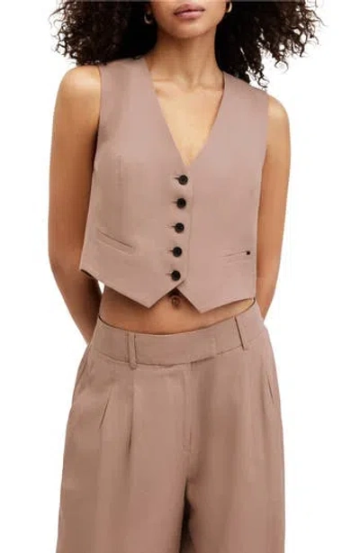 ALLSAINTS ALLSAINTS DERI LYN CROP VEST