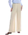Allsaints Deri Lyn Linen Blend Pants In Neutral