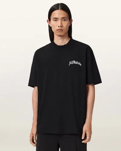 Allsaints Descent Tee In Black