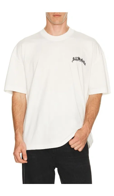 Allsaints Descent Tee In White