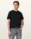 Allsaints Dexter Short Sleeve T-shirt In Jet Black