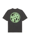 Allsaints Distortion Crew Neck Tee In Black
