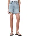 Allsaints Doris Wide Leg Denim Shorts