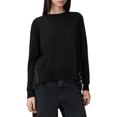 Allsaints Dott Mixed Media Sweater