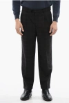 Allsaints Double Pleated Spica Pants With Cuffed Hem