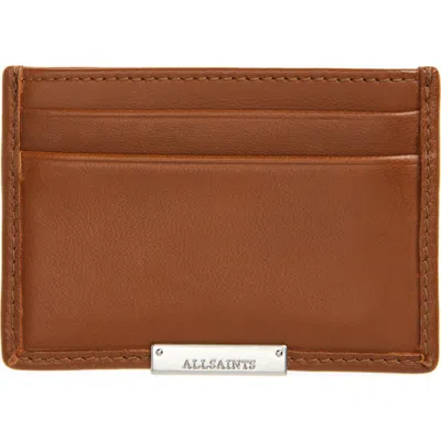 Allsaints Dove Leather Cardholder