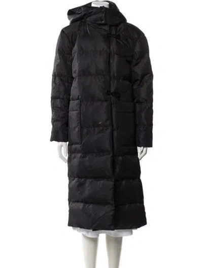 Pre-owned Allsaints Down Coat In Black