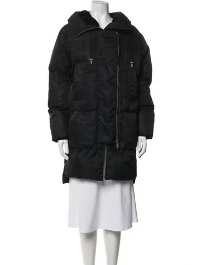 Pre-owned Allsaints Down Coat In Grey