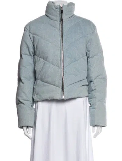 Pre-owned Allsaints Down Jacket In Blue